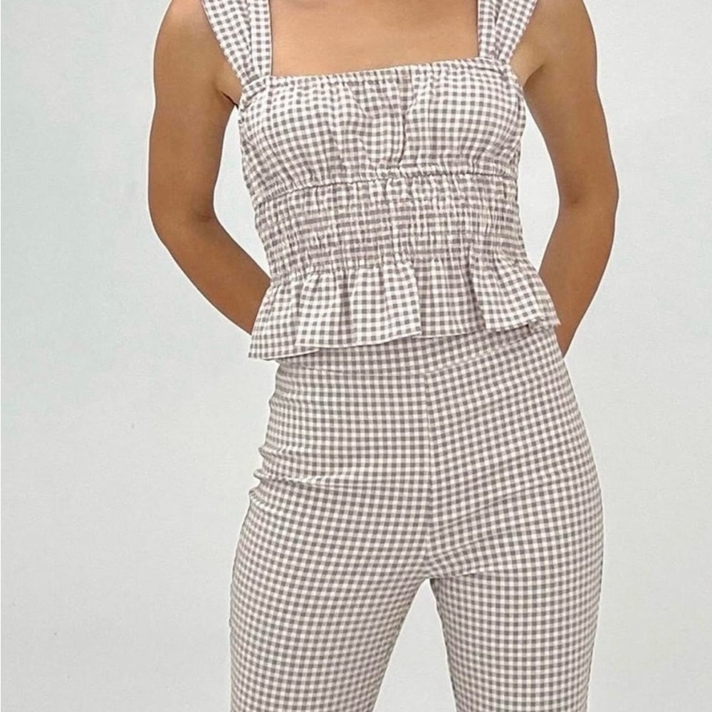 Weworewhat gingham matching set